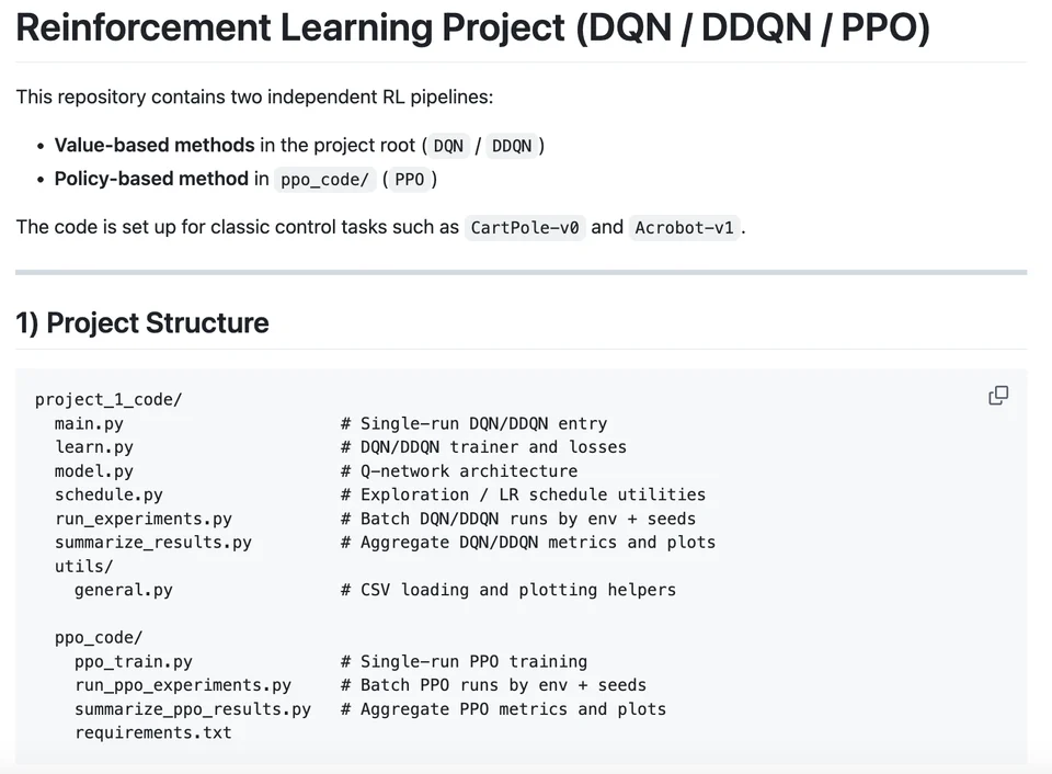 Reinforcement Learning & Recommendation project preview 1